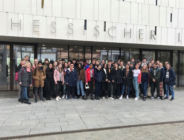 Ausflug Hessischer Landtag 10f und 10c Kopie