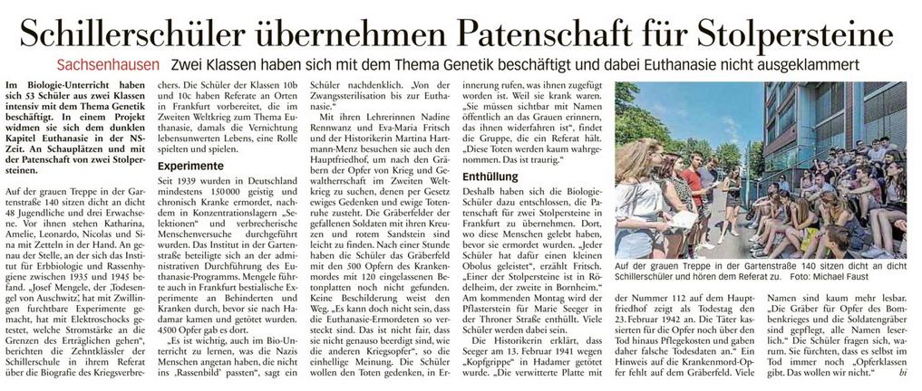 Projekt Stolperstein